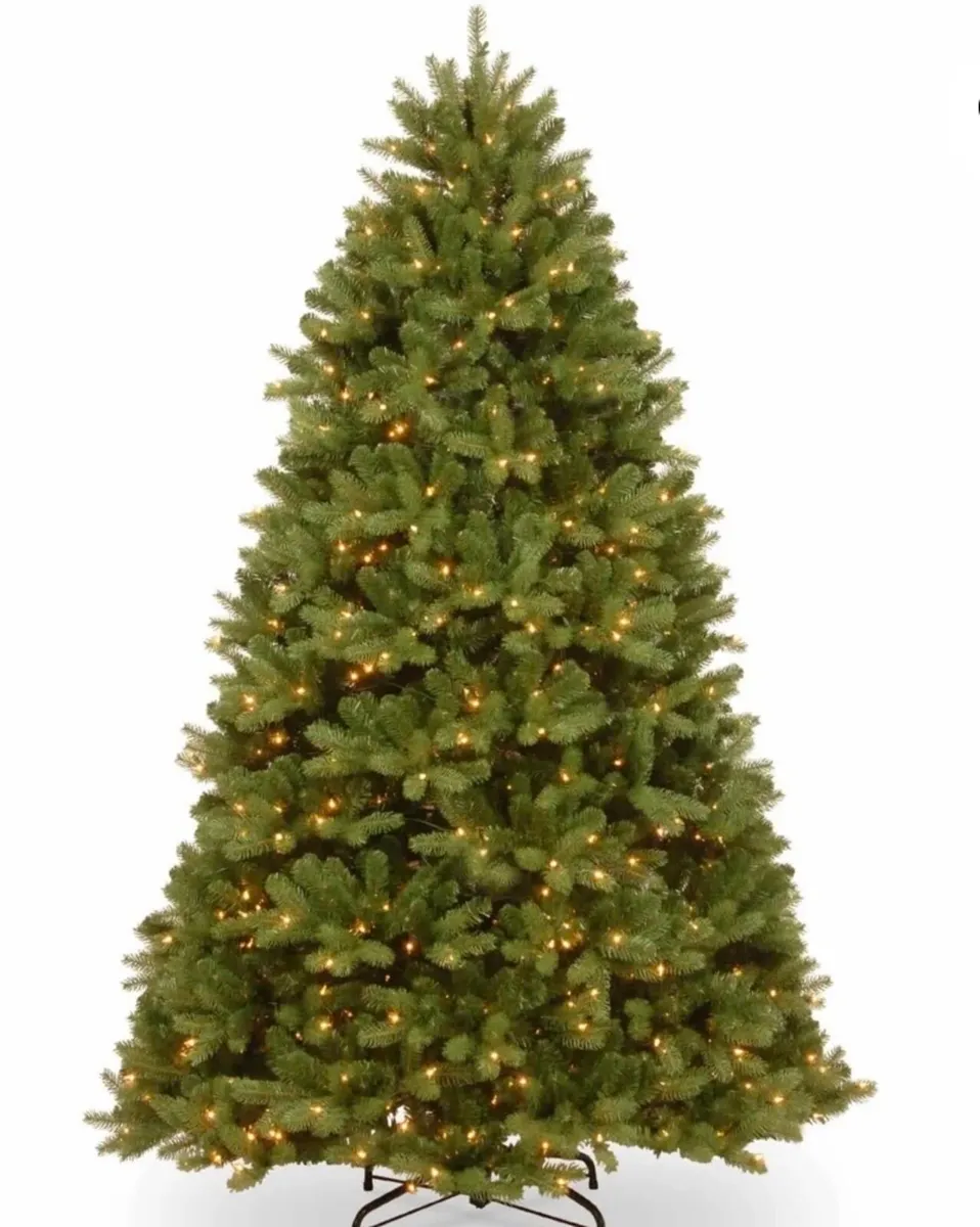 9ft Pre lit Christmas tree - Image 1
