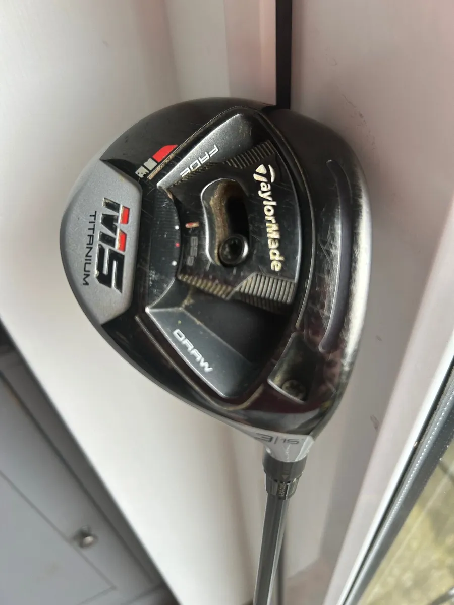 Taylormade M5 adjustable 3 wood - Titanium Head - Image 1