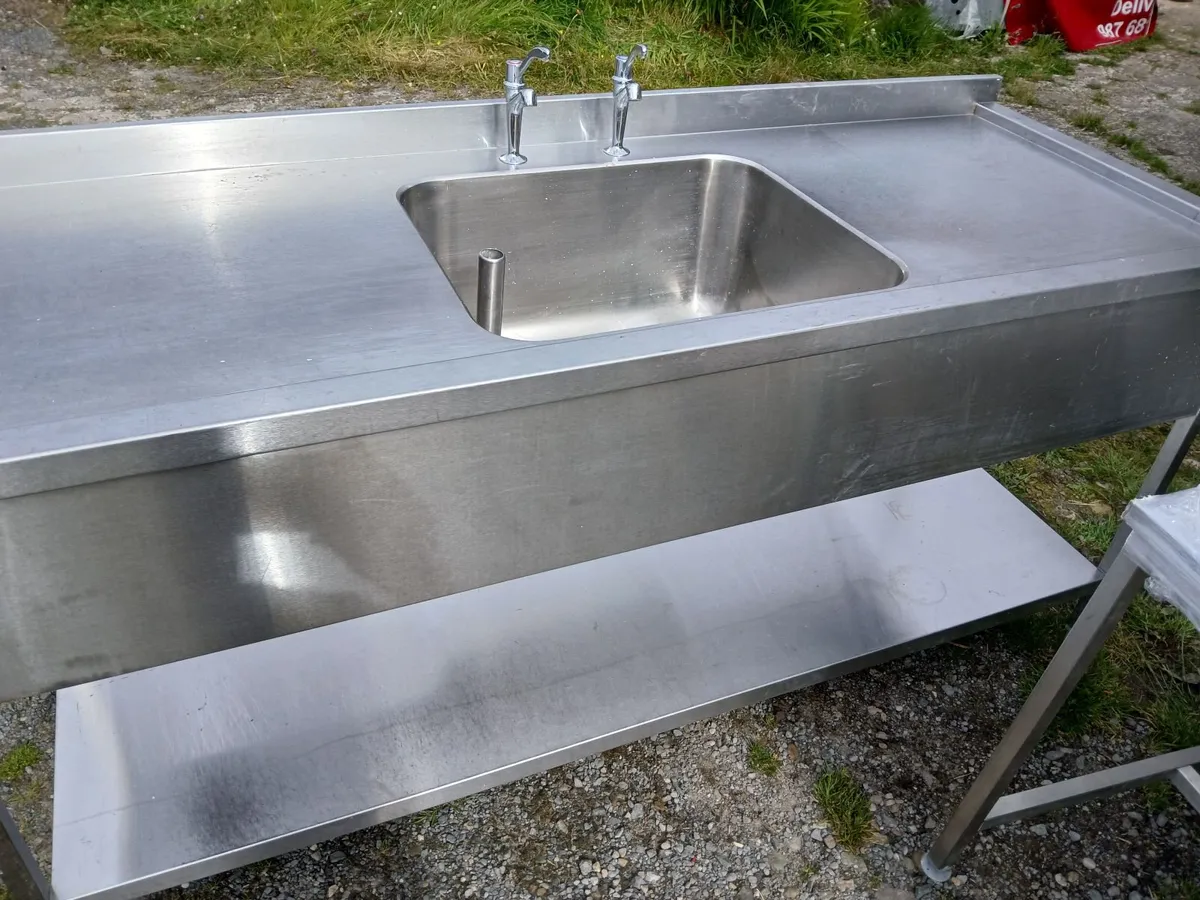 Staneless steel cabbinet sink unit complete - Image 2
