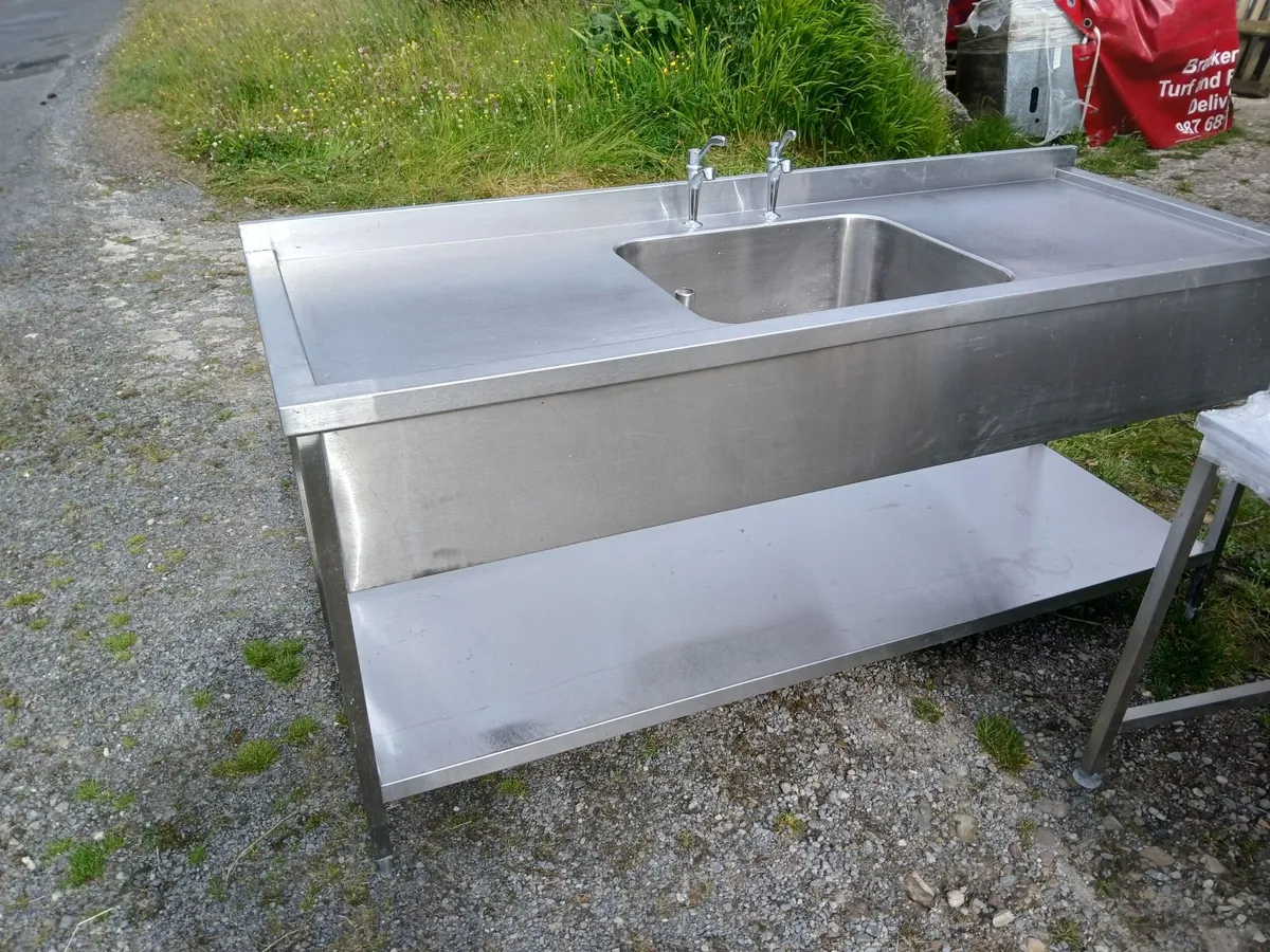 Staneless steel cabbinet sink unit complete - Image 3