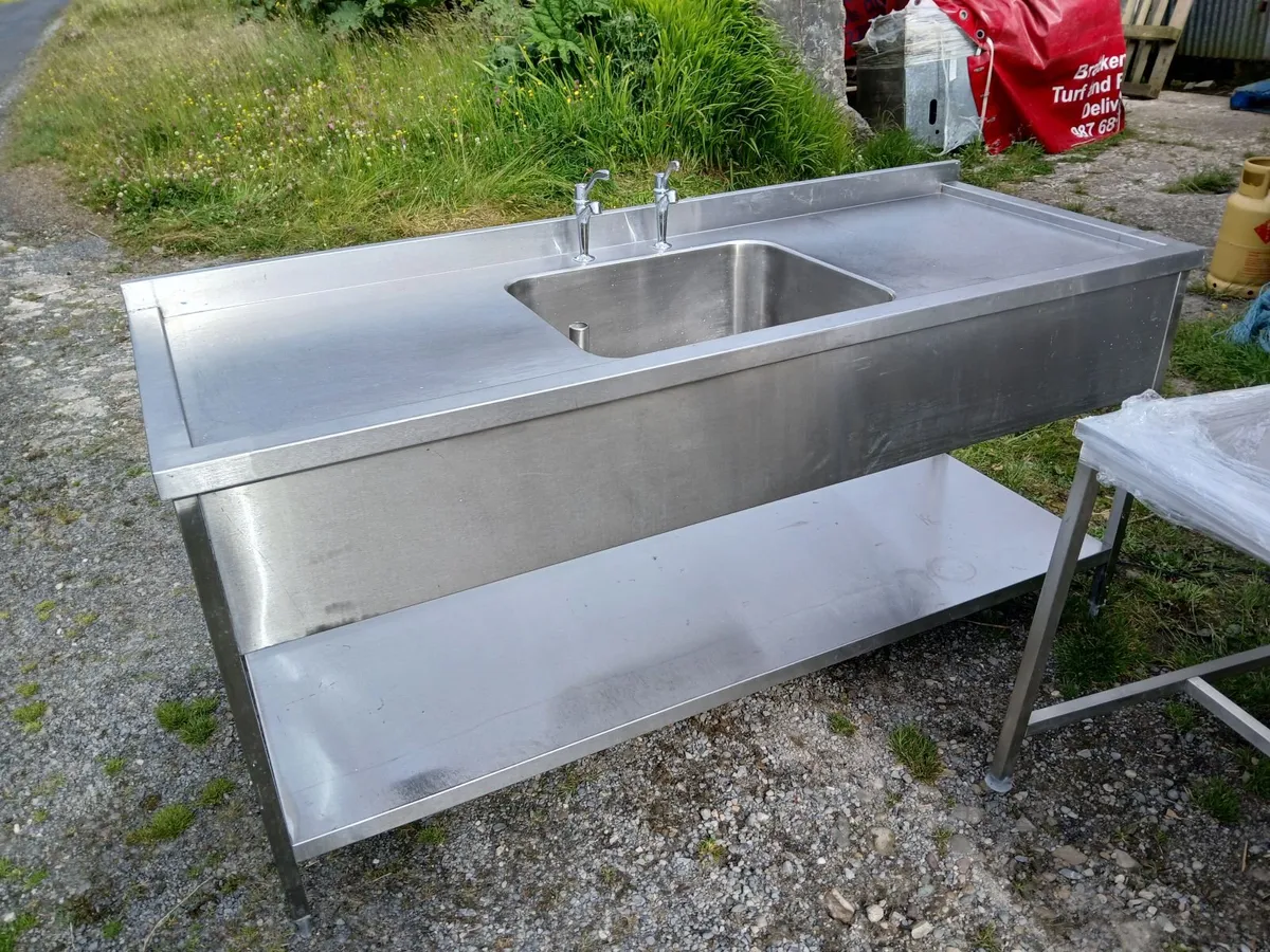 Staneless steel cabbinet sink unit complete - Image 4