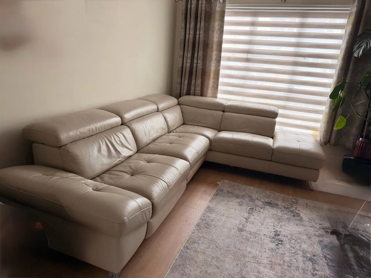 Genuine Leather corner sofa - Image 2