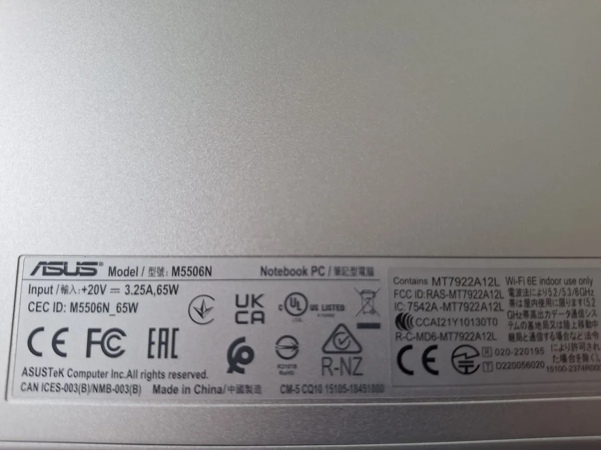Asus Laptop S15 OLED M5506 - Image 3