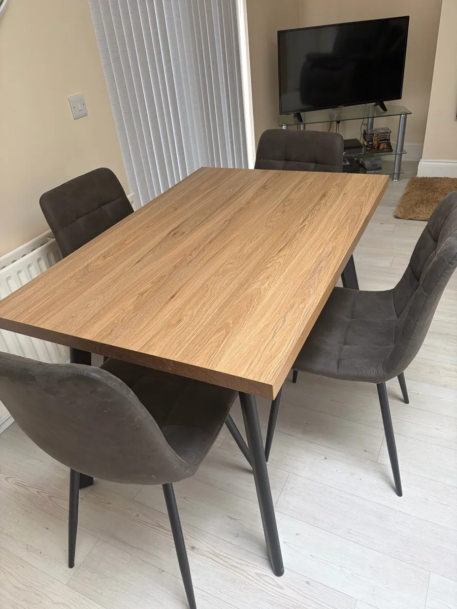 Table and chairs