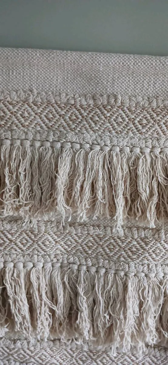 Boho Macrame & Woven Wall Hanging - Image 3