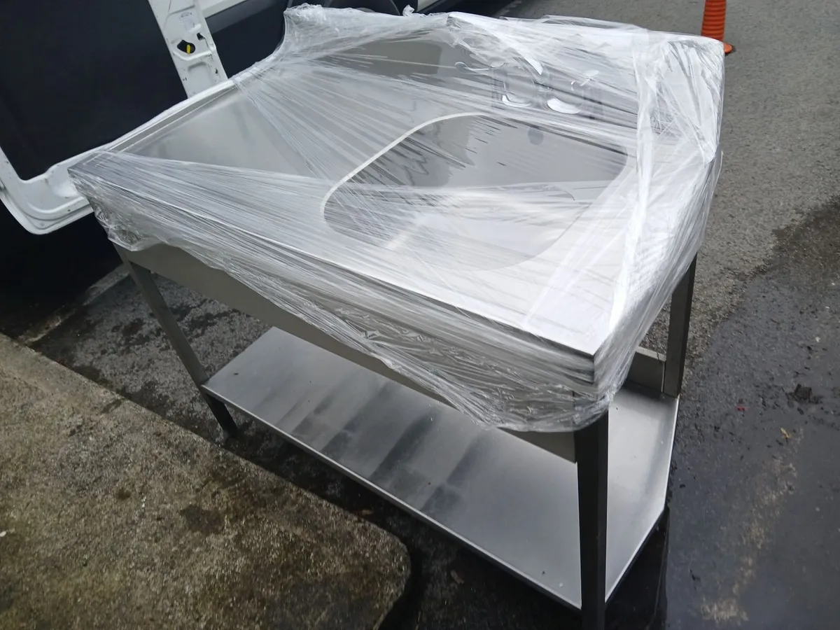 Staneless steel cabbinet sink unit complete - Image 4