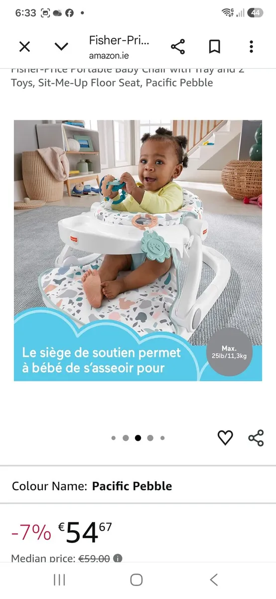 Fisherprice baby seat - Image 3
