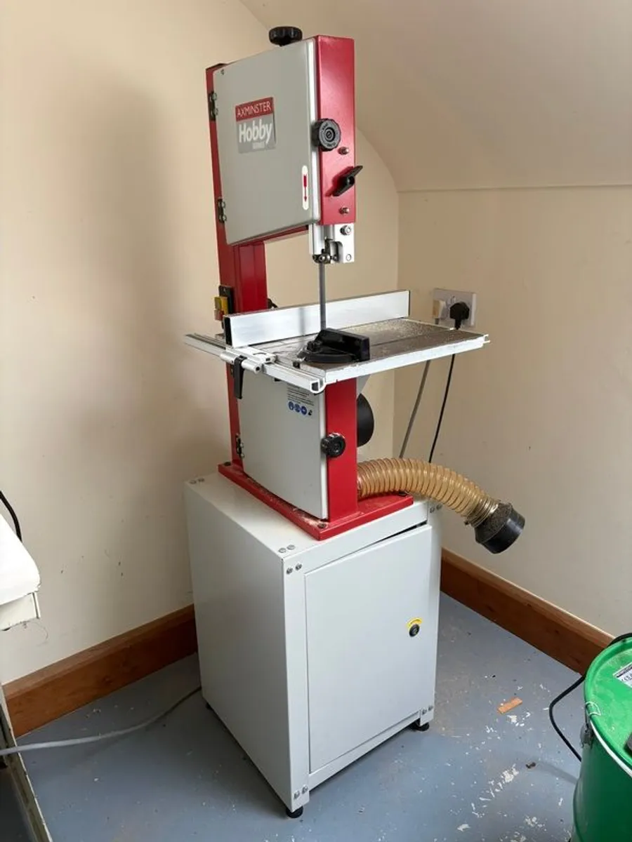Woodturning Lathe, Bandsaw, Dust Extractor, Pillar Drill - Image 2
