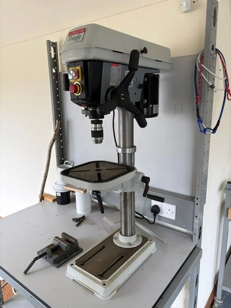 Woodturning Lathe, Bandsaw, Dust Extractor, Pillar Drill - Image 4