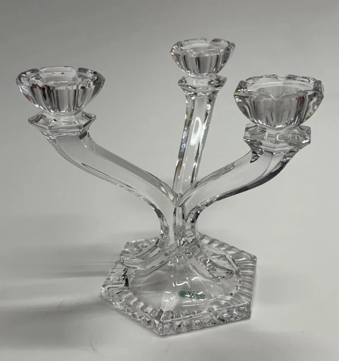 Galway Crystal Candelabra - Image 1