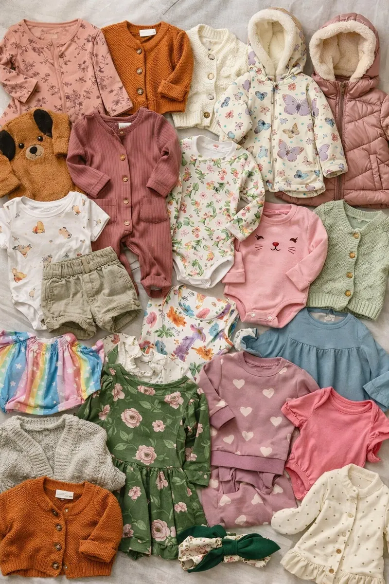7 bags of Girl clothes newborn to 4 y, Zara next - Image 1