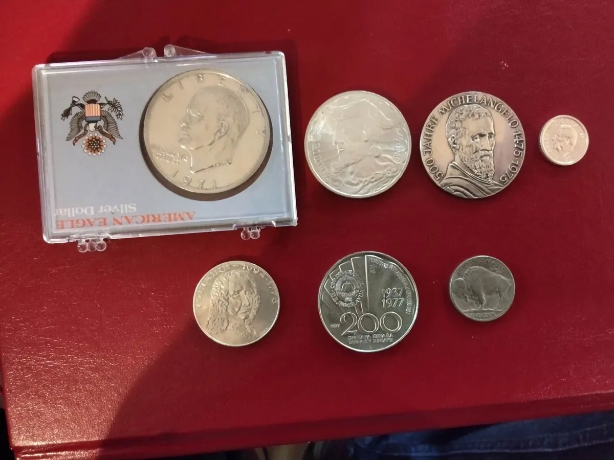 Job lot of silver coins