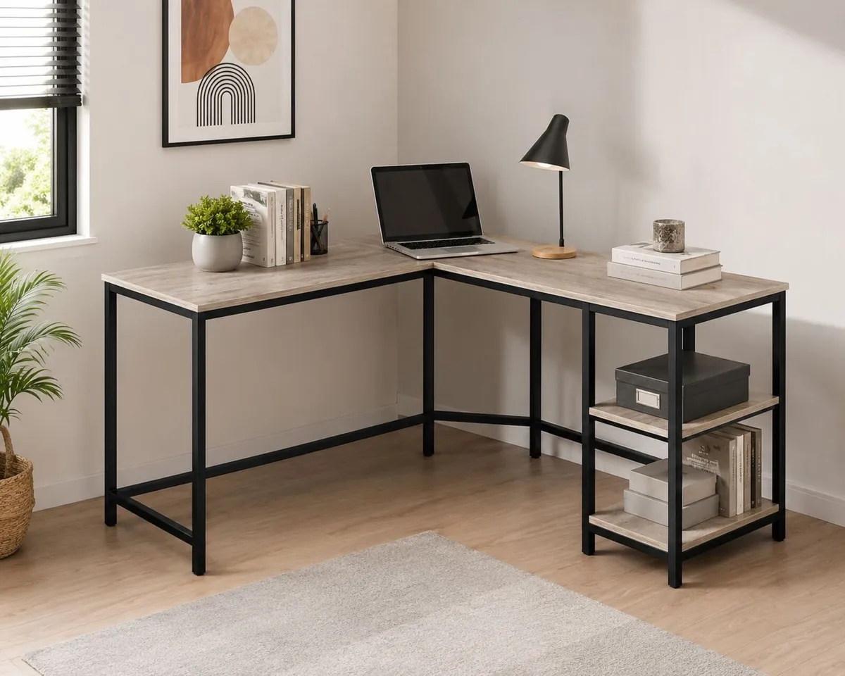 Corner Desk L Shaped Office Desk - Image 2