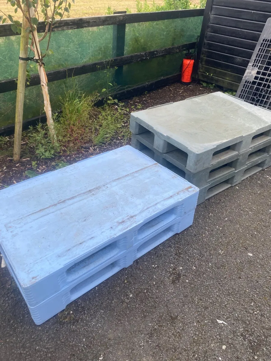 Heavy duty plastic pallets - Image 1
