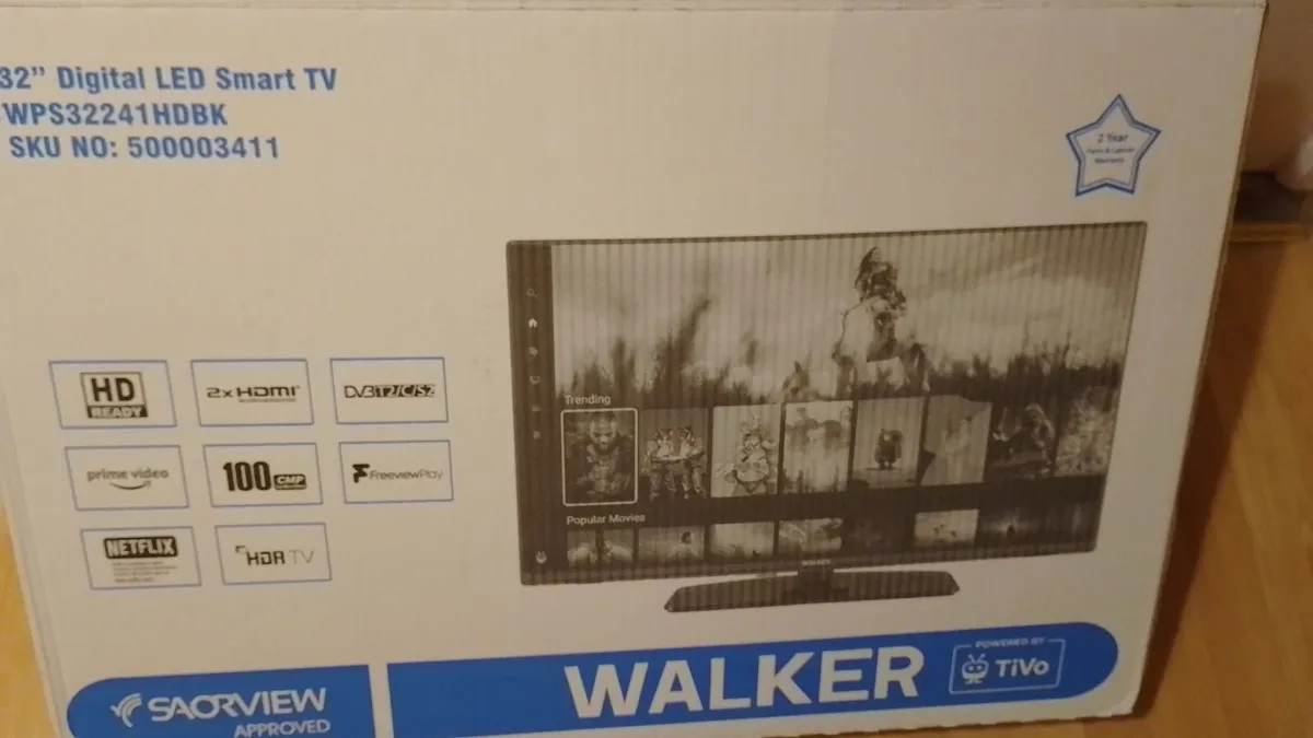 WALKER 32 "SMART TV 1 WEEK OLD - Image 2