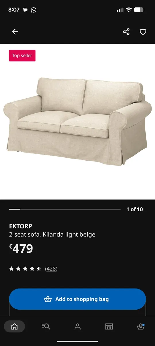 IKEA Ektorp Sofa - Image 2