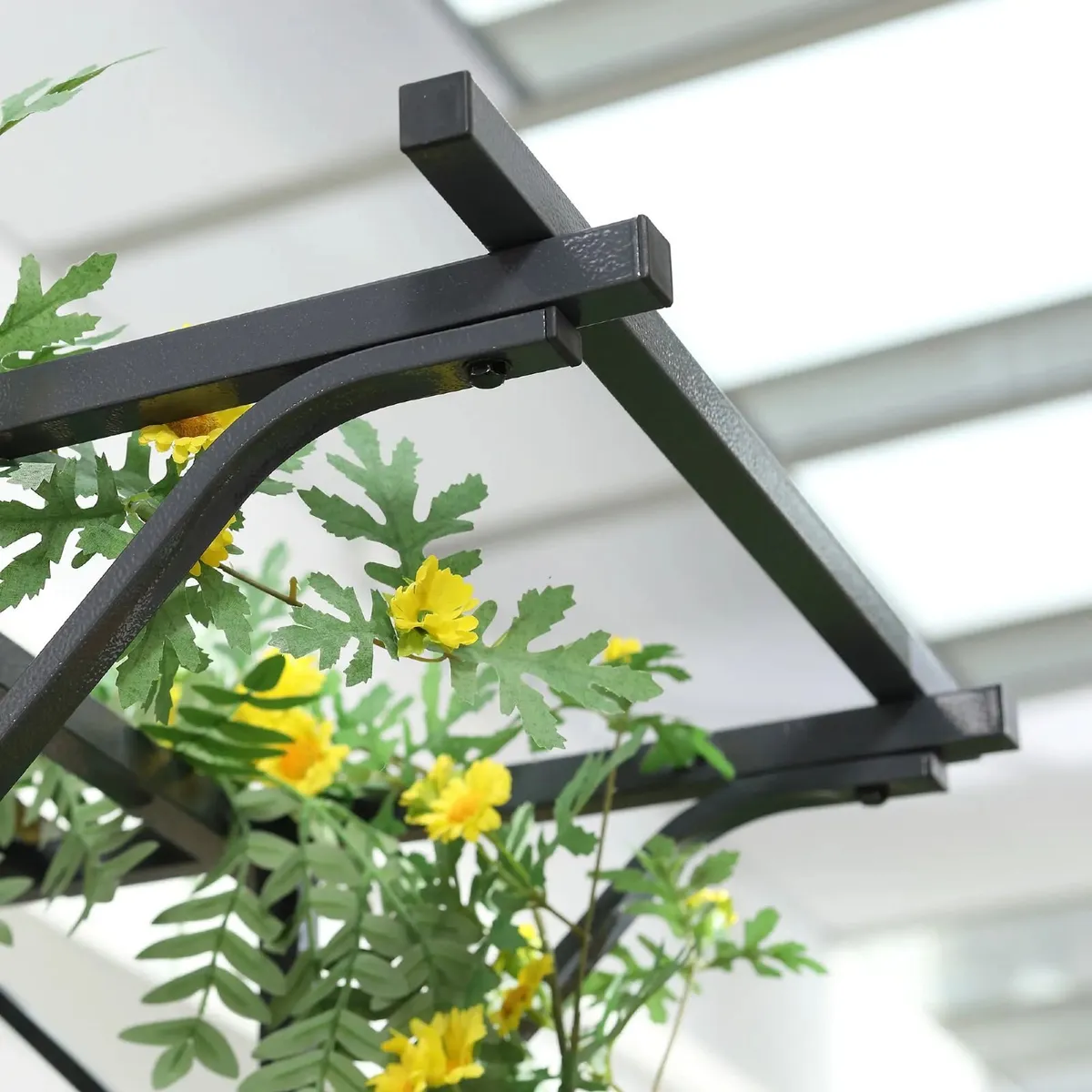 Metal Garden Trellis Arch with Durable Steel Tubin - Image 3
