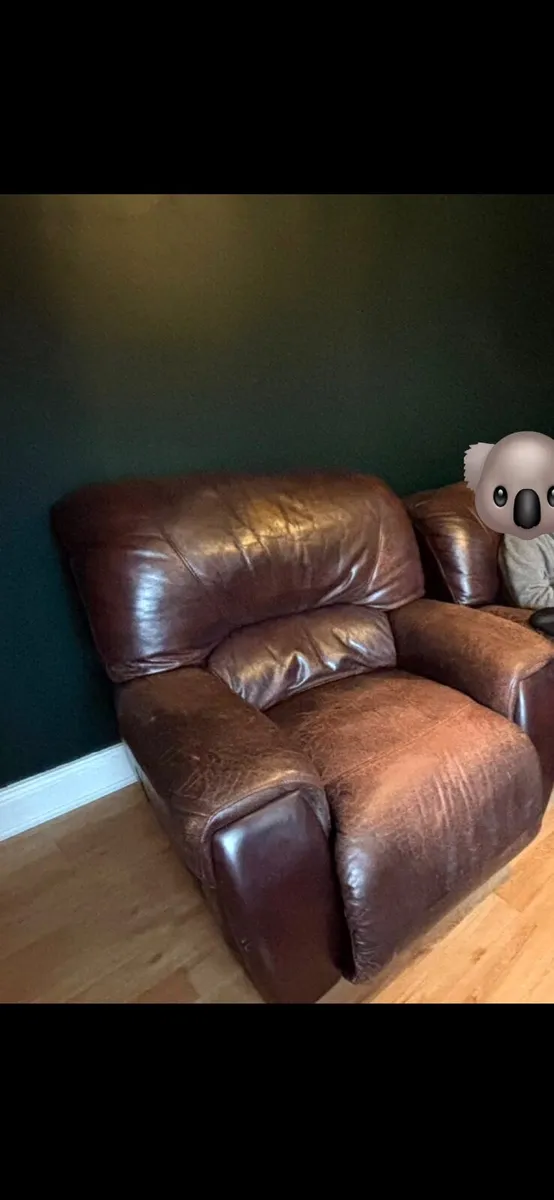 Recliner Sofa and Chairs - Image 1
