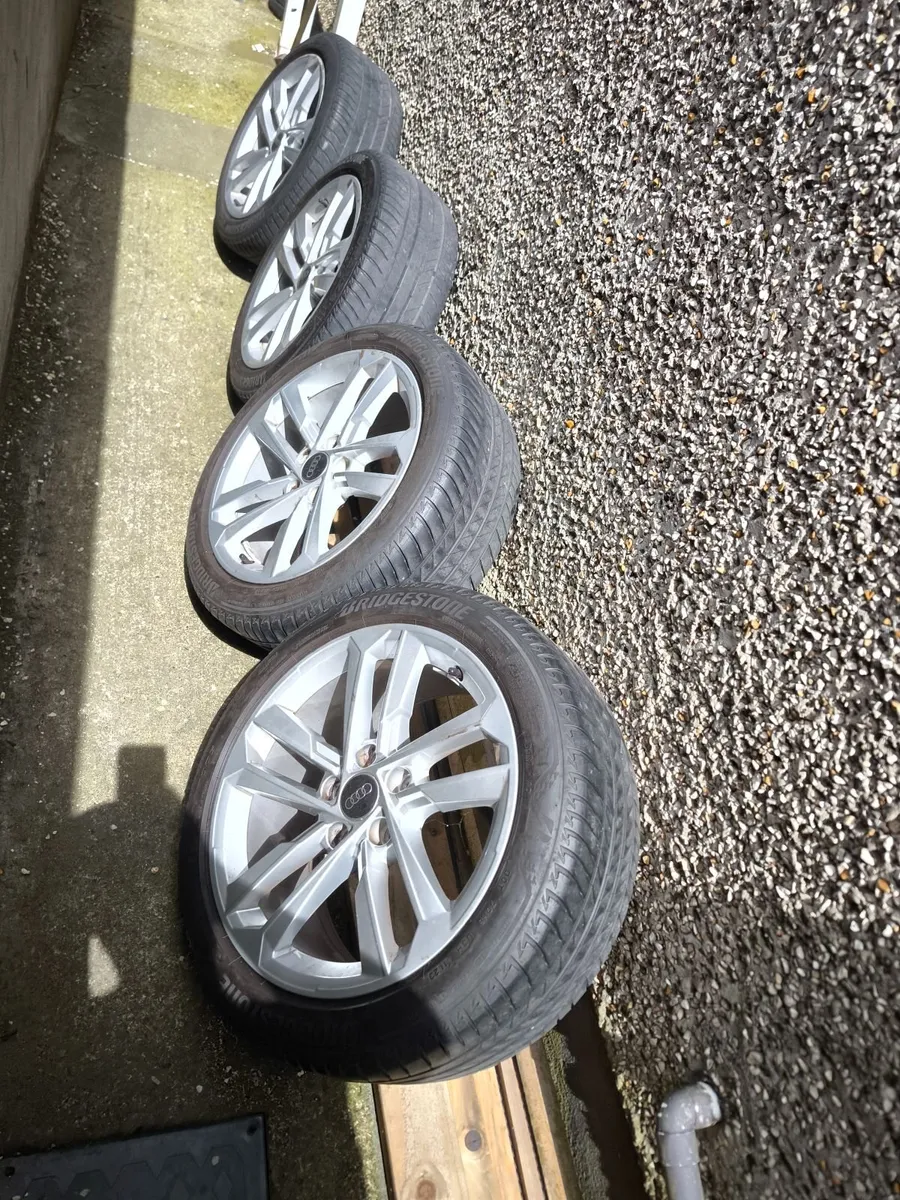 AUDI A3  A4 ALLOYS wheels 225/45/17 BRIDGESTONE - Image 1