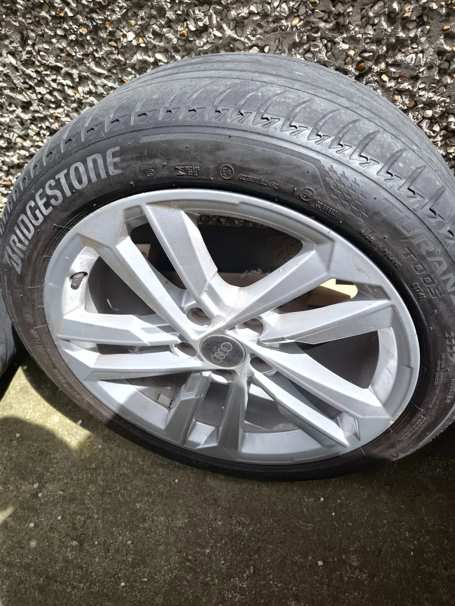 AUDI A3  A4 ALLOYS wheels 225/45/17 BRIDGESTONE - Image 2