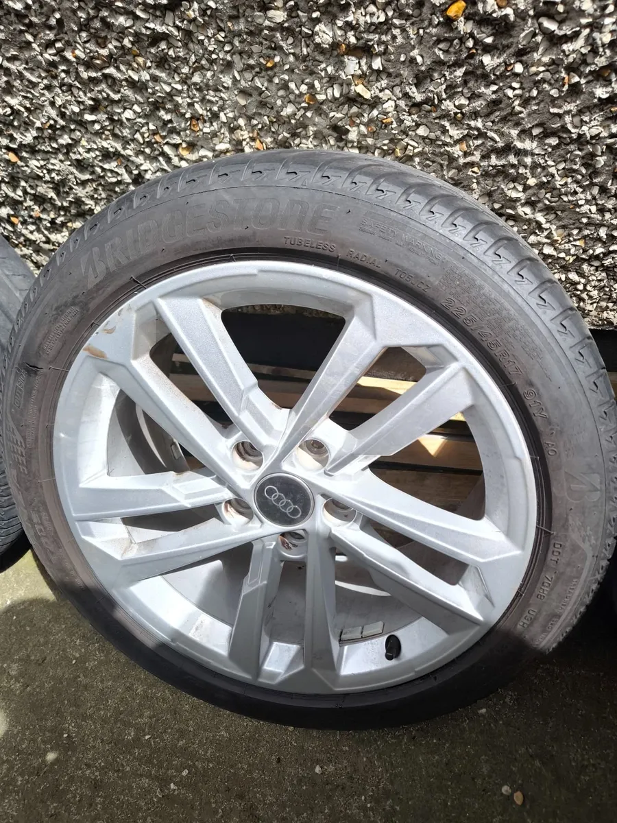 AUDI A3  A4 ALLOYS wheels 225/45/17 BRIDGESTONE - Image 3