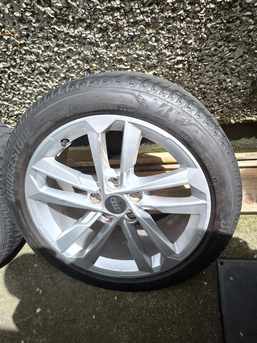 AUDI A3  A4 ALLOYS wheels 225/45/17 BRIDGESTONE - Image 4