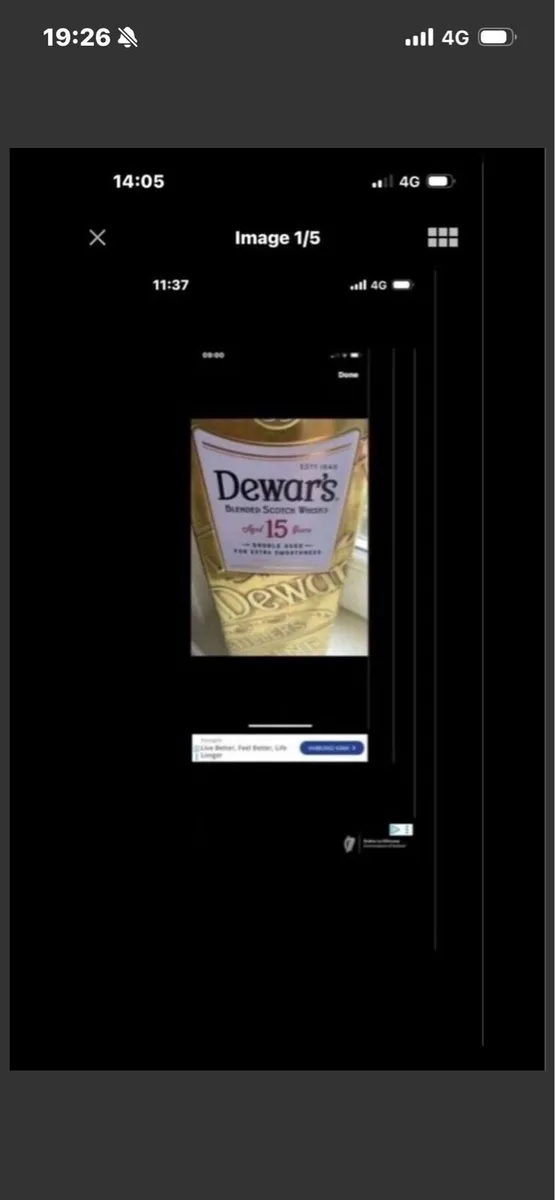 Dewars 15 Yrs Aged Metal Box - Image 1