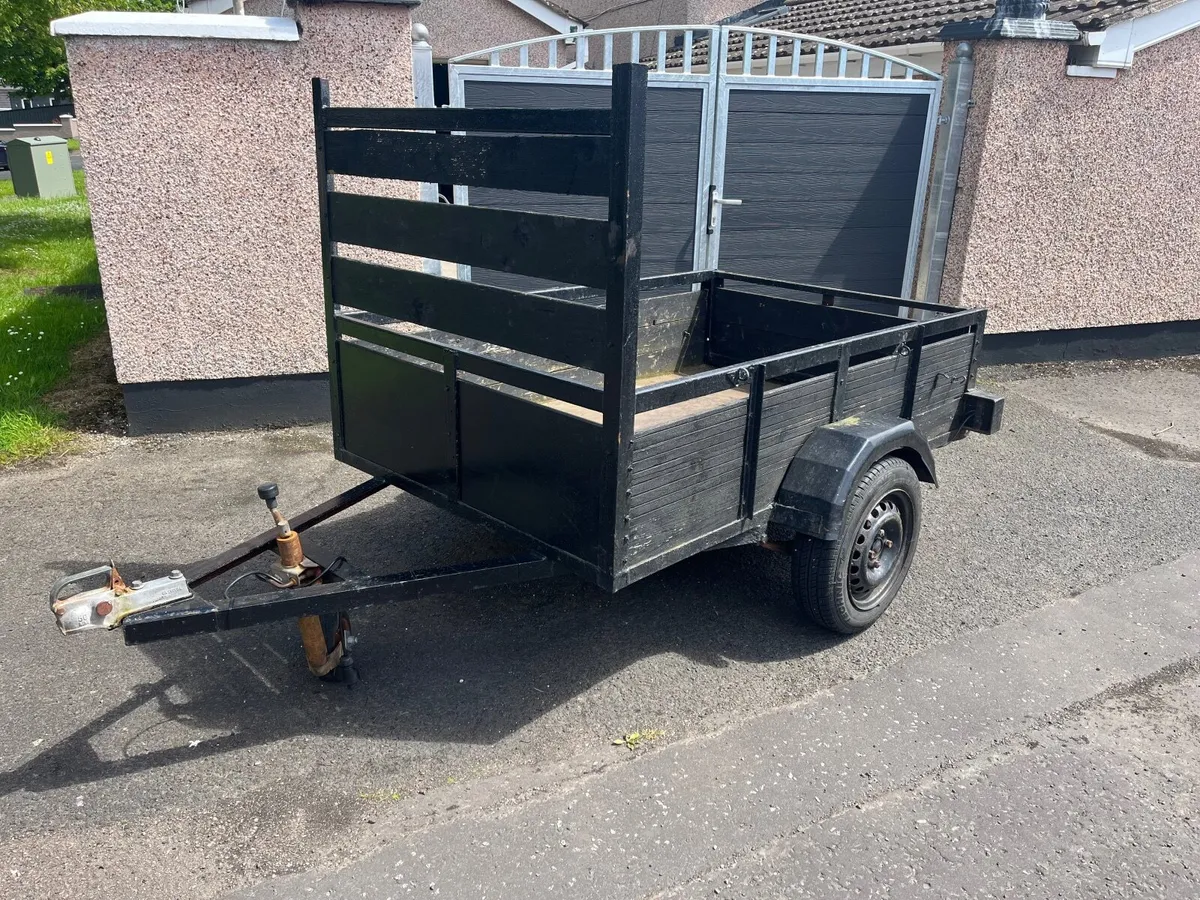Car trailer 6by 4 - Image 1