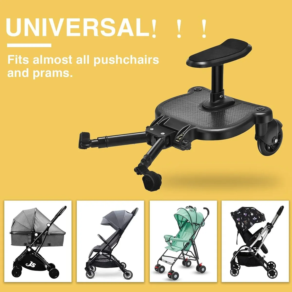 Stroller Board Universal 2in1 Stroller Ride Board - Image 4