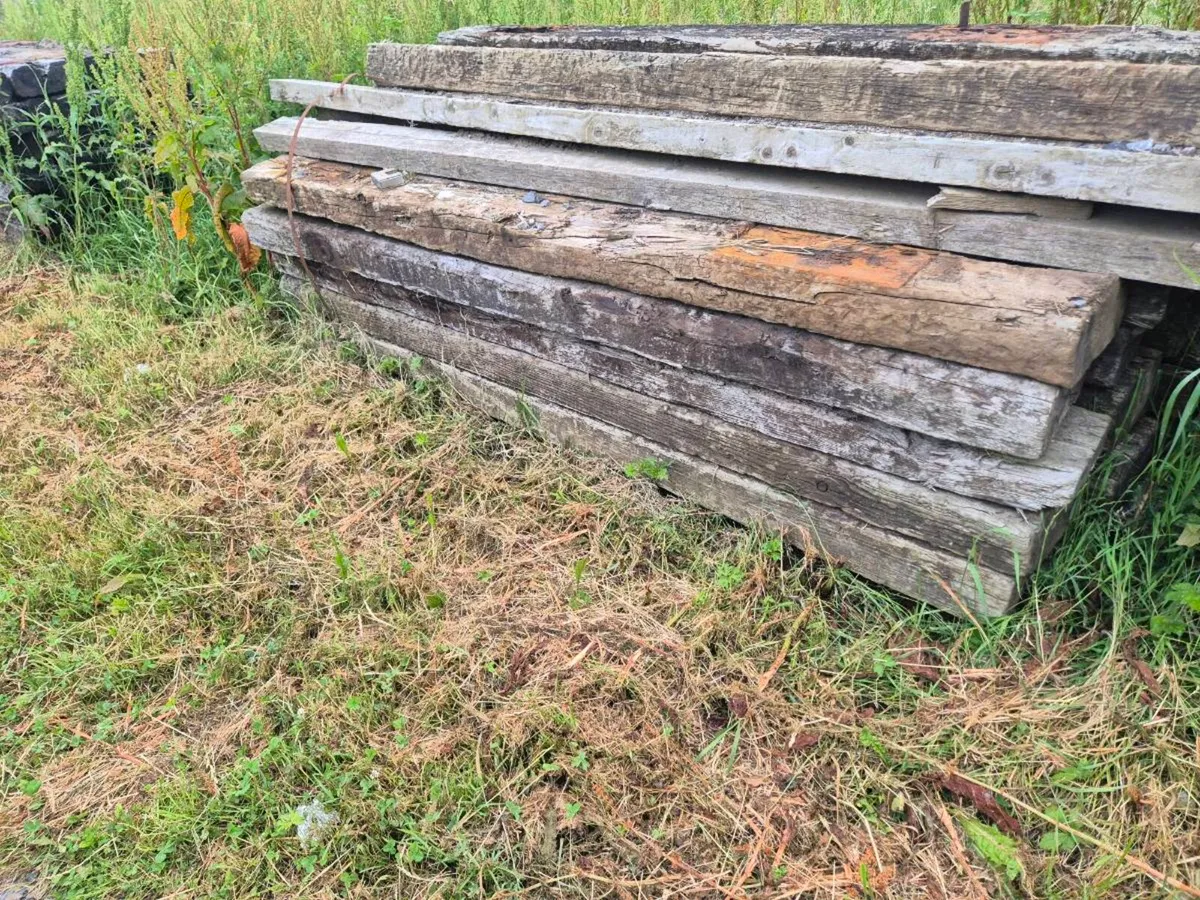 Reclaimed Railway sleepers