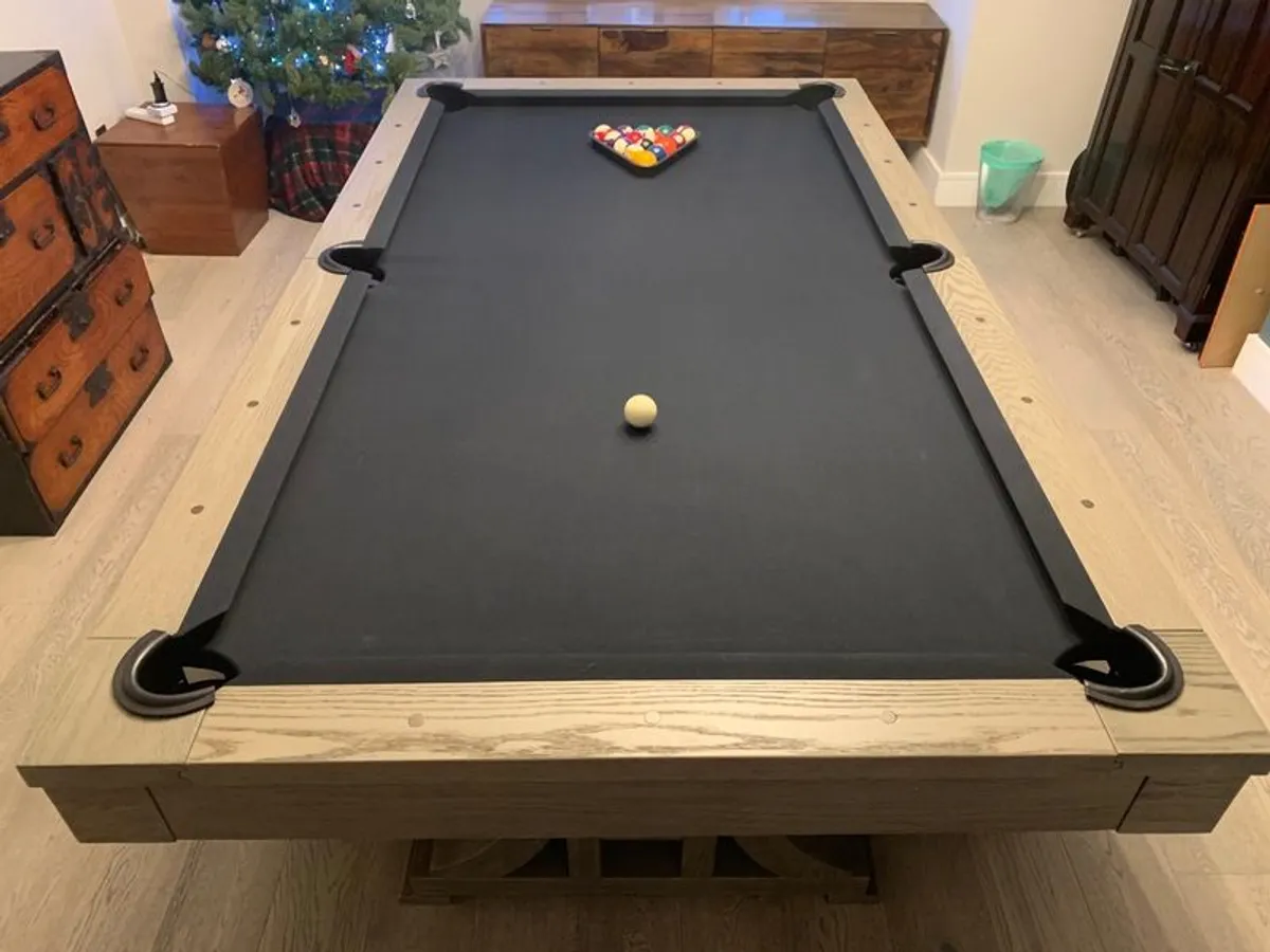 American Oak Custom Pool Table - Must Go By July 9 - Image 3