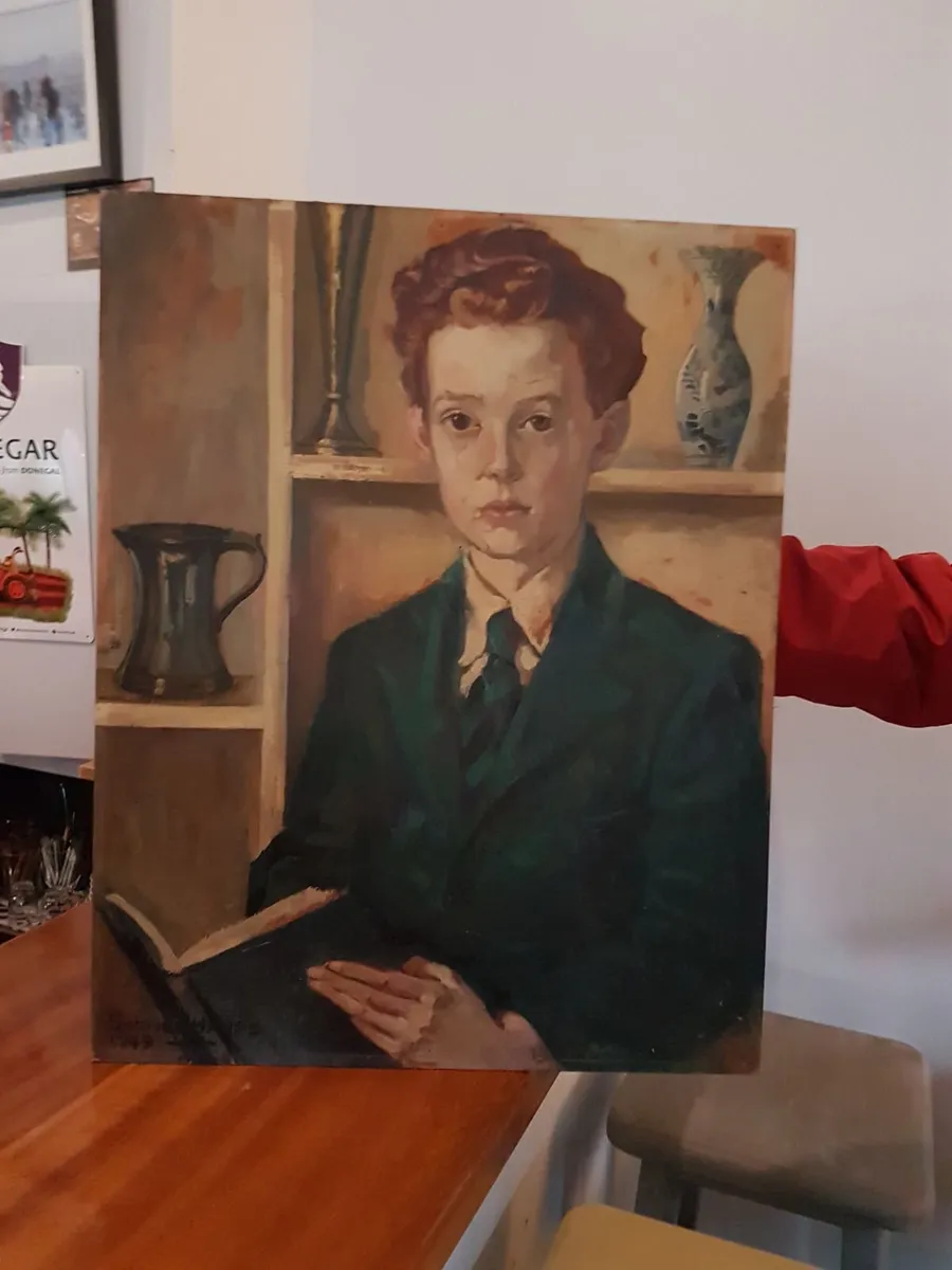 Gabriel Hayes (1909–1978) Original Oil – Portrait - Image 1