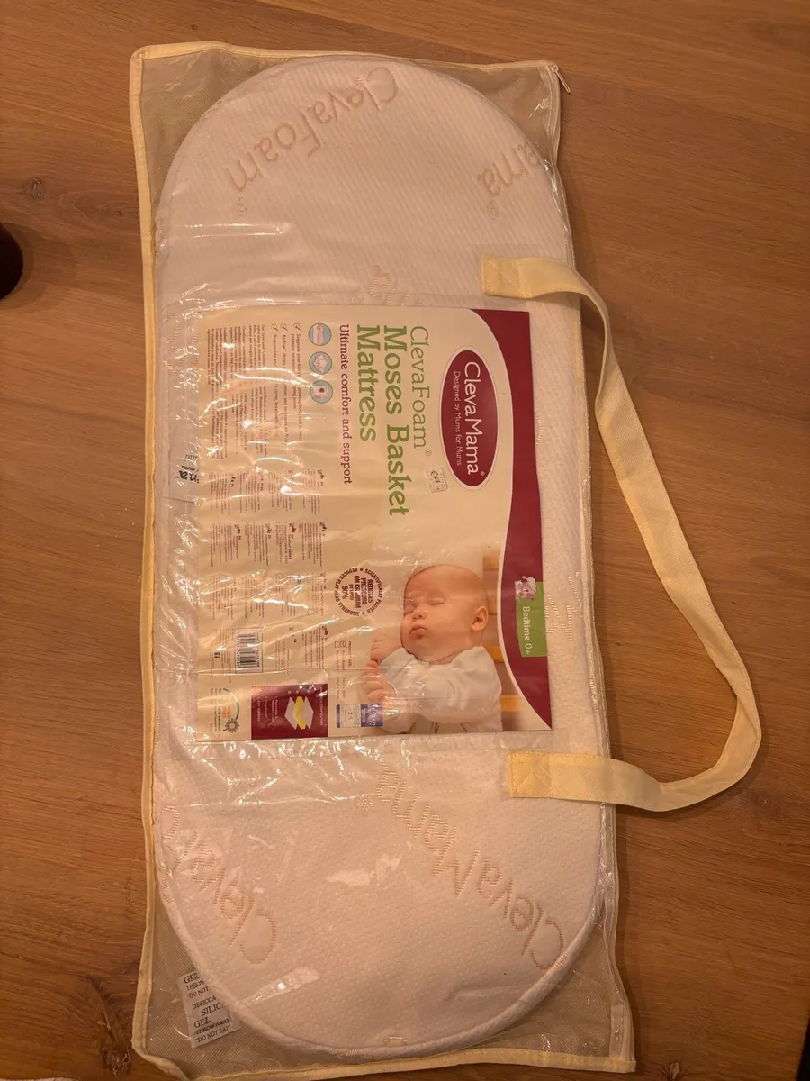 Cleva Mama Moses Basket Mattress - Image 3