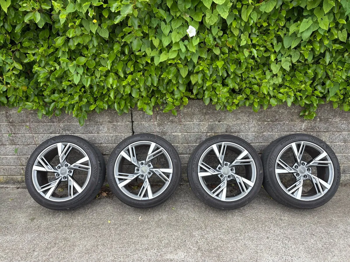 18" Diamond Cut Audi Replica Alloys - Image 1