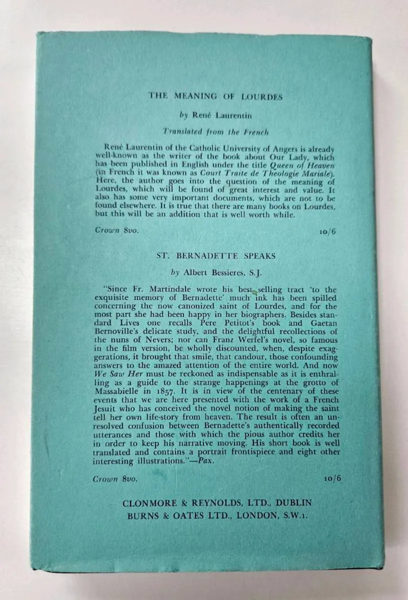 Lourdes Land of Mary - Religious History Book - Image 2