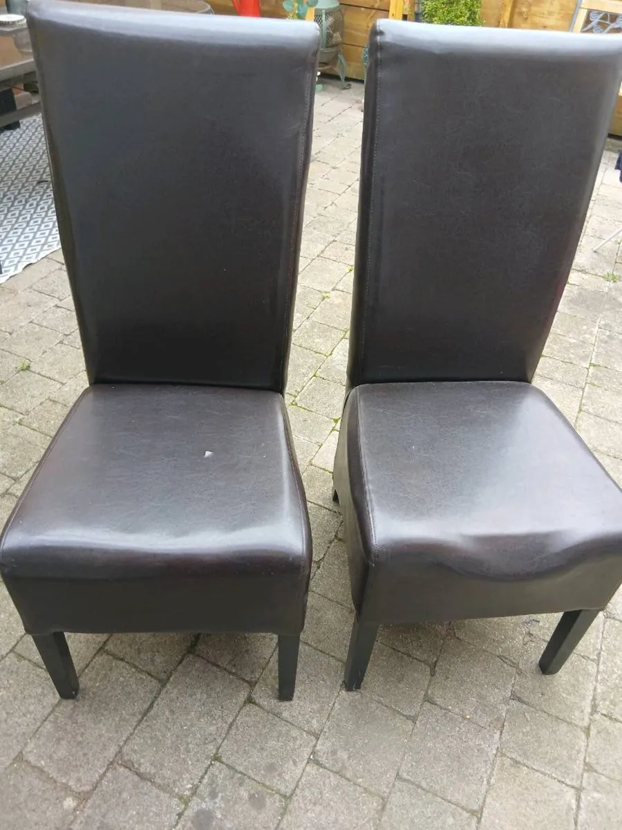 2 Dining chairs - Image 1