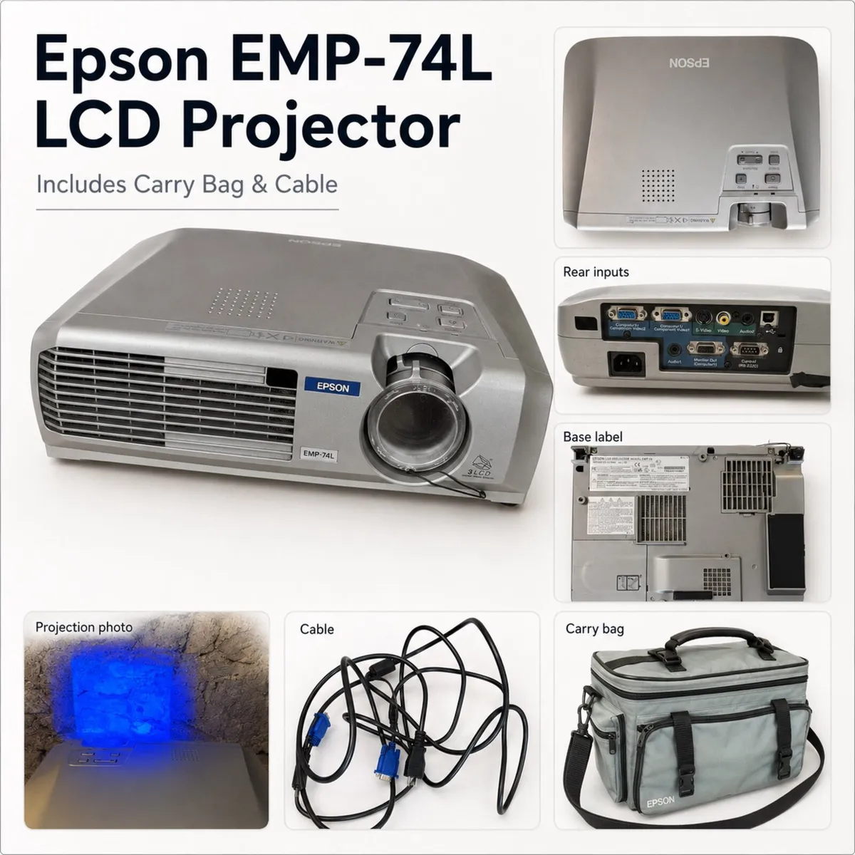 Epsom Projector with Carry Bag - Image 1
