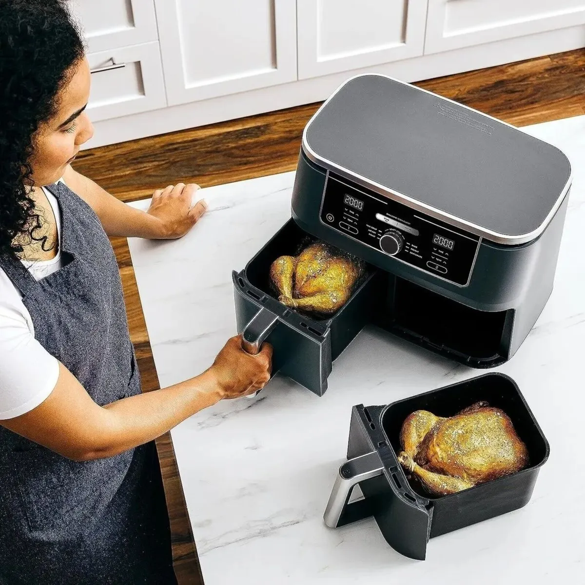 Air Dryer Dual Basket 9.5L Cooking System - Image 3