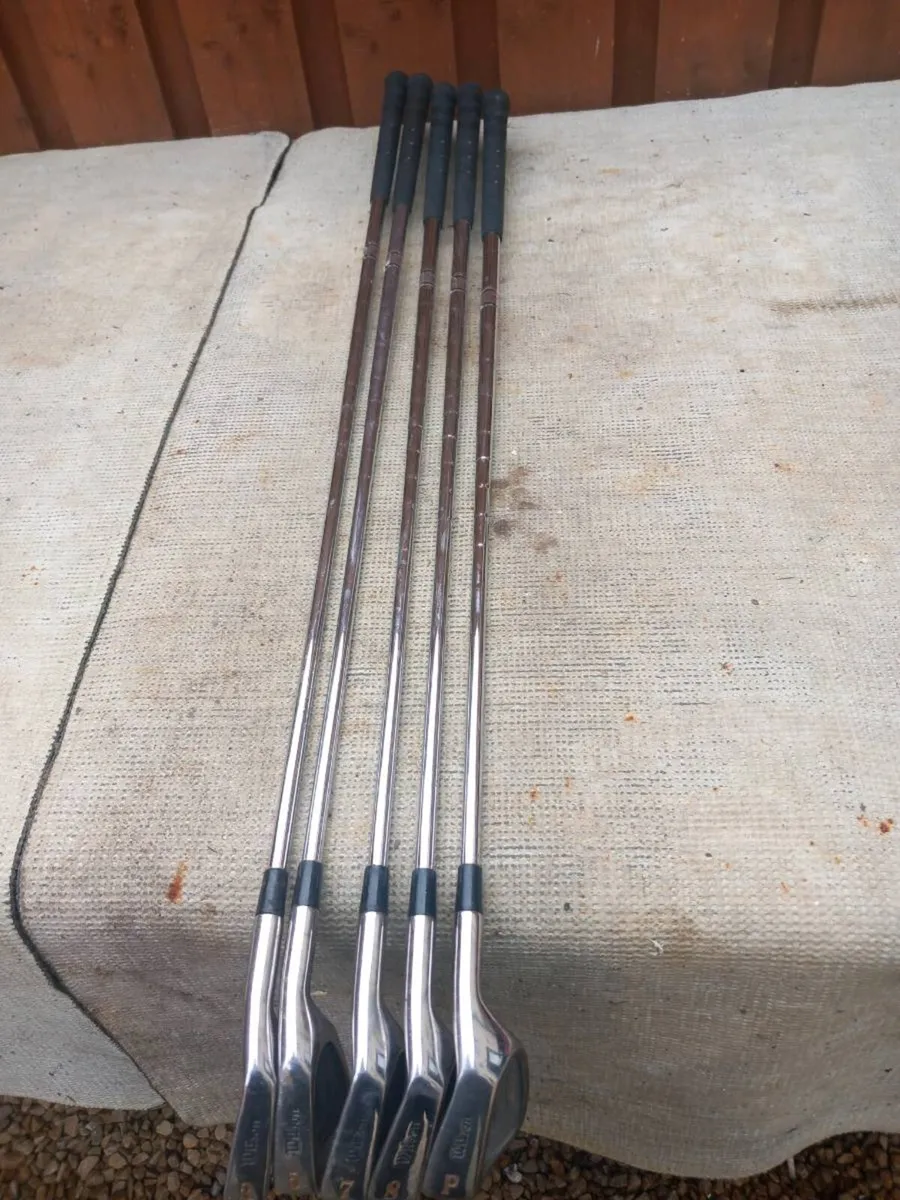 Wilson golf irons.  Right handed clubs - Image 4