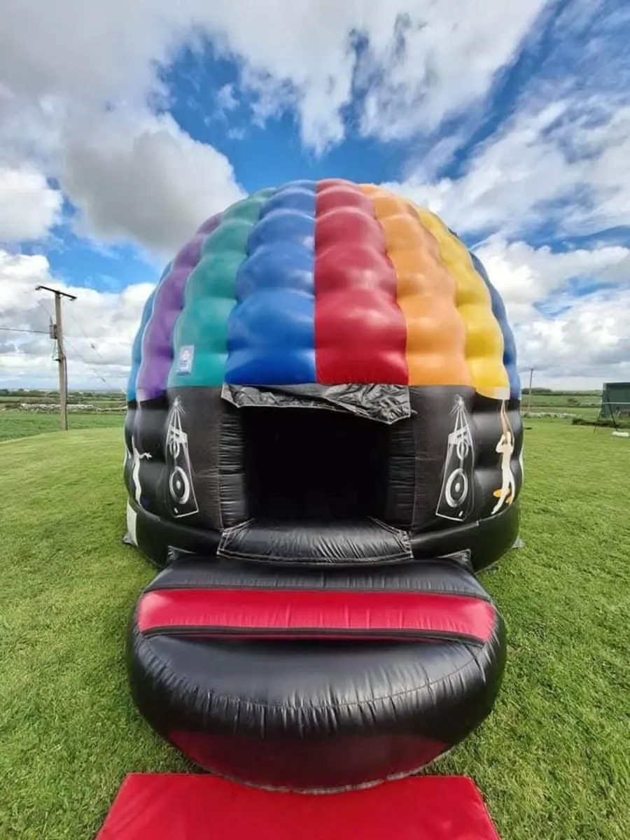 Large disco dome bouncy castle - Image 1