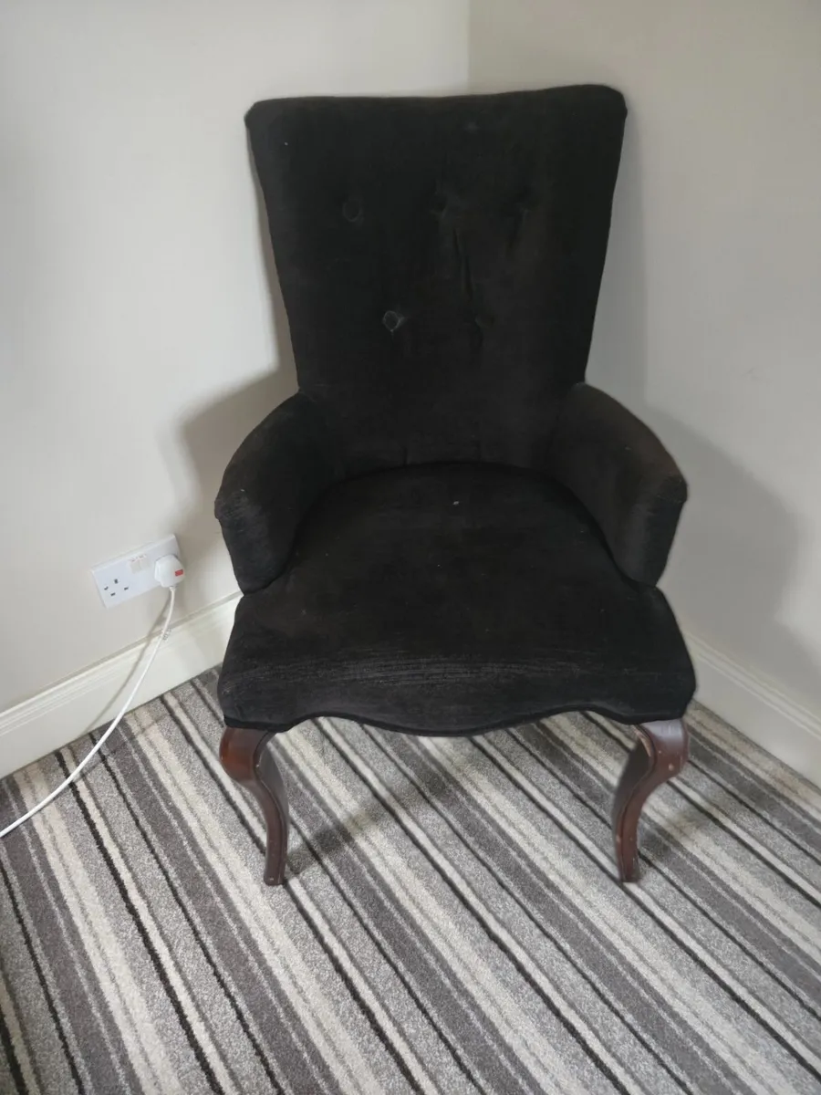 Bedroom chair black - Image 2