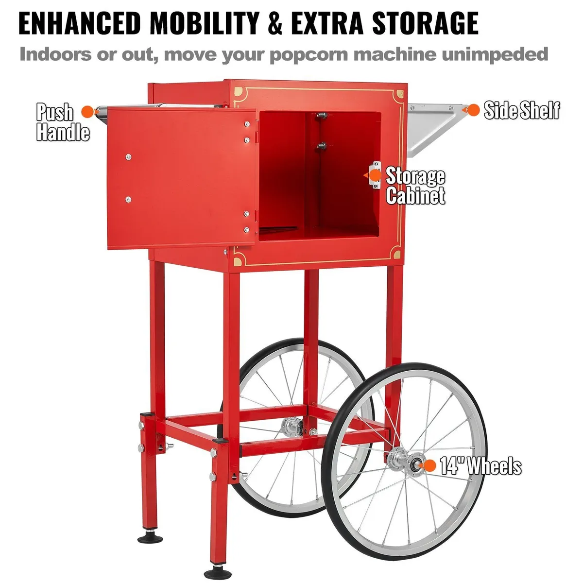 Popcorn Maker with Cart, - Image 3