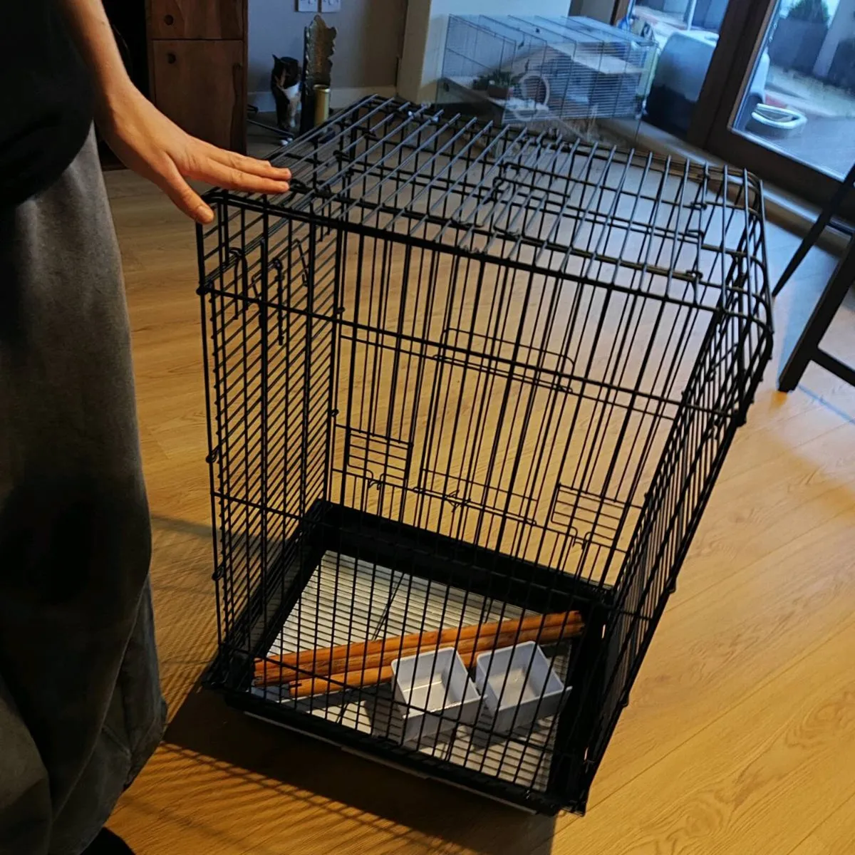 Pet Cage with Accessories – Excellent Condition - Image 1
