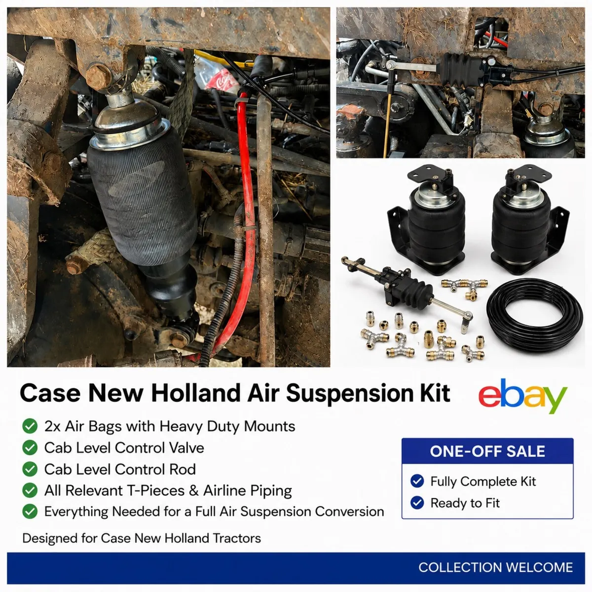 CNH Cab air suspension conversion kit - Image 1