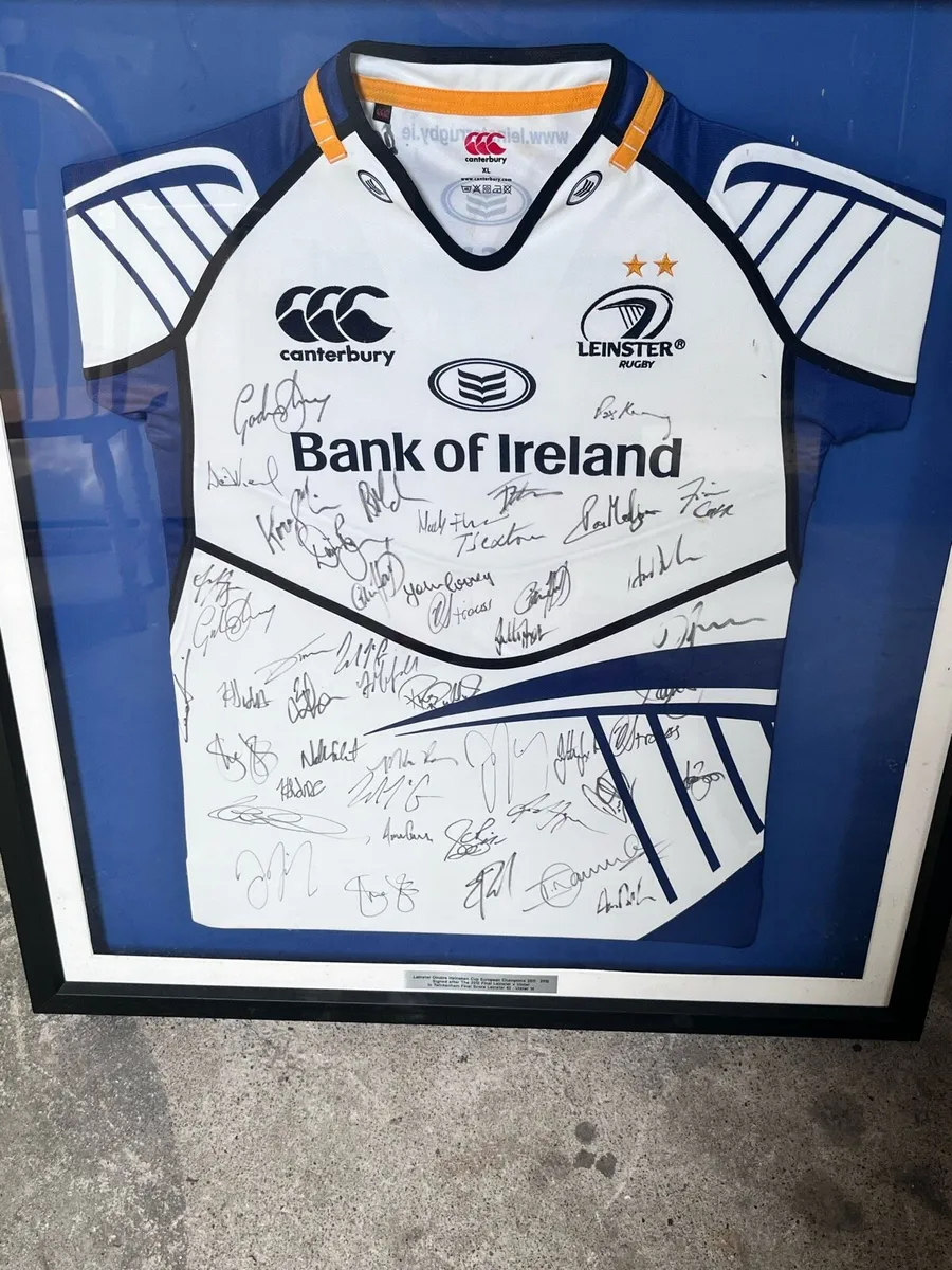 Framed Leinster Rugby Jersey - Image 3