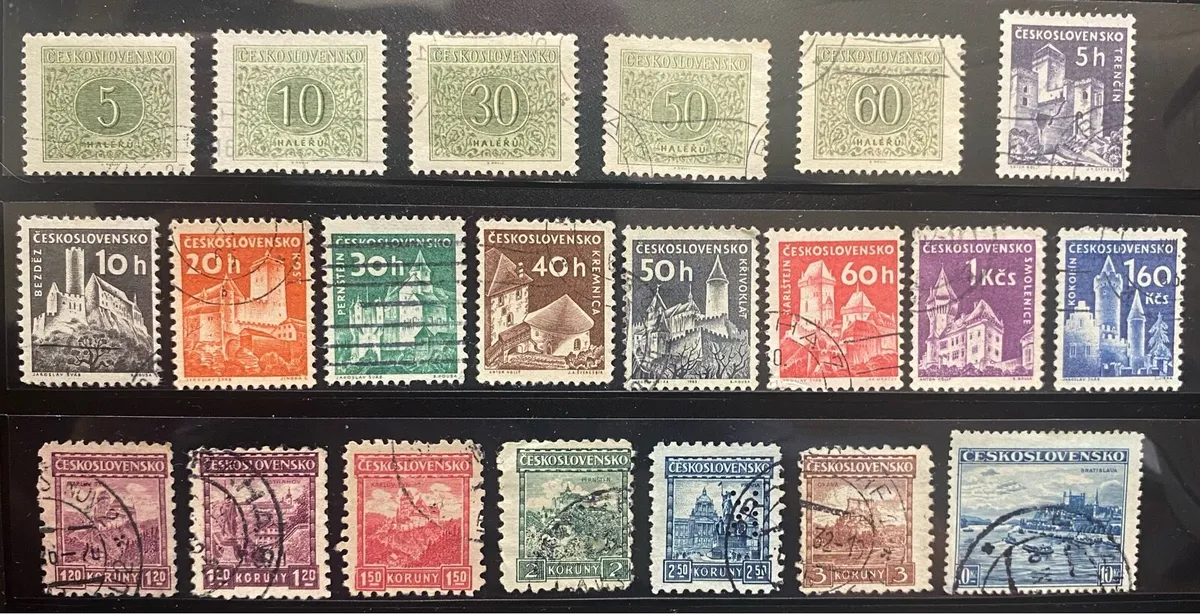 Czechoslovakian stamp lot - Image 2