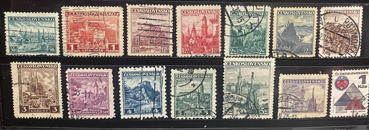 Czechoslovakian stamp lot - Image 3