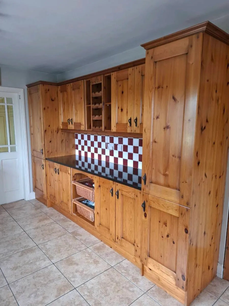 Used Solid Pine Kitchen - Image 1