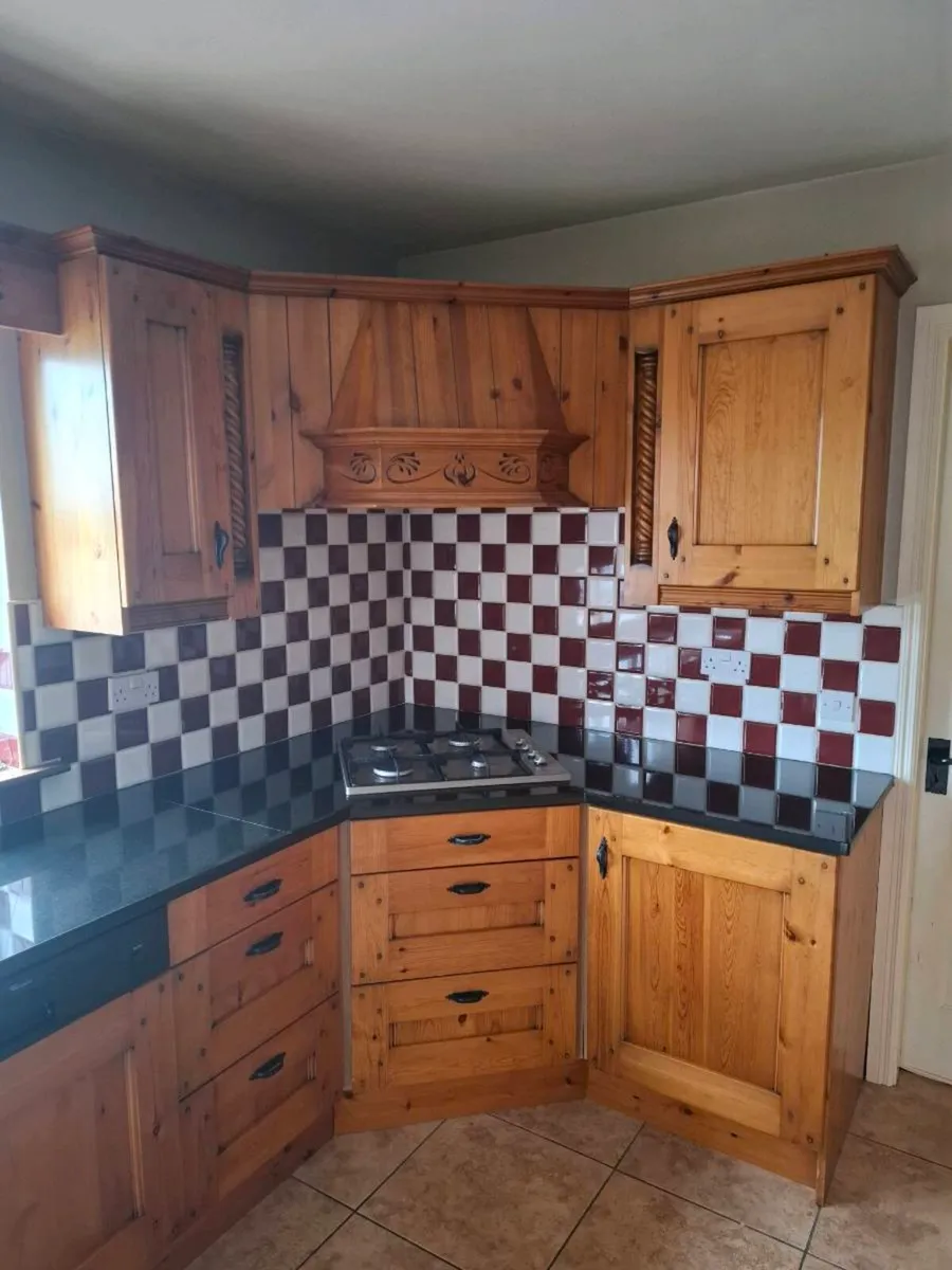 Used Solid Pine Kitchen - Image 4