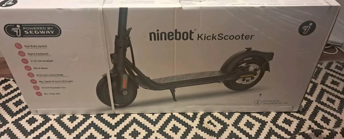 Brand New Segway Ninebot F25E Electric Scooter - Image 1